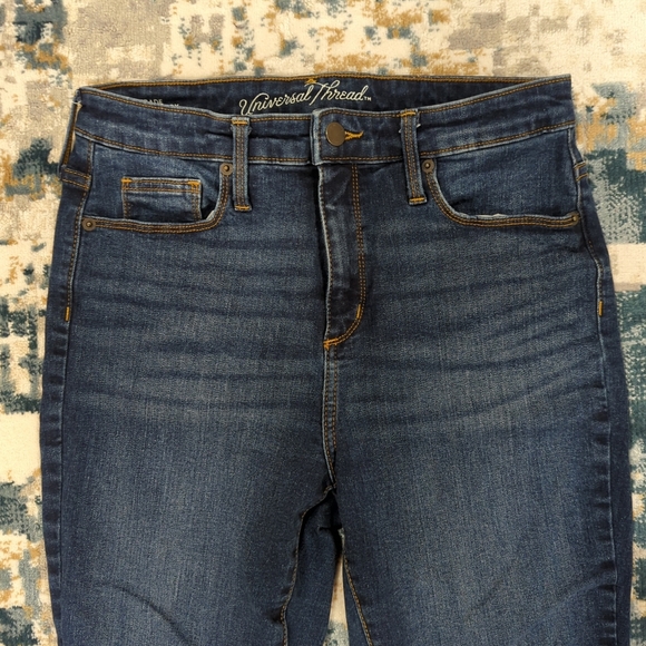 Universal Threads Blue Skinny Jeans - Women's Size 8 Classic Basic Denim Casual - Picture 5 of 14
